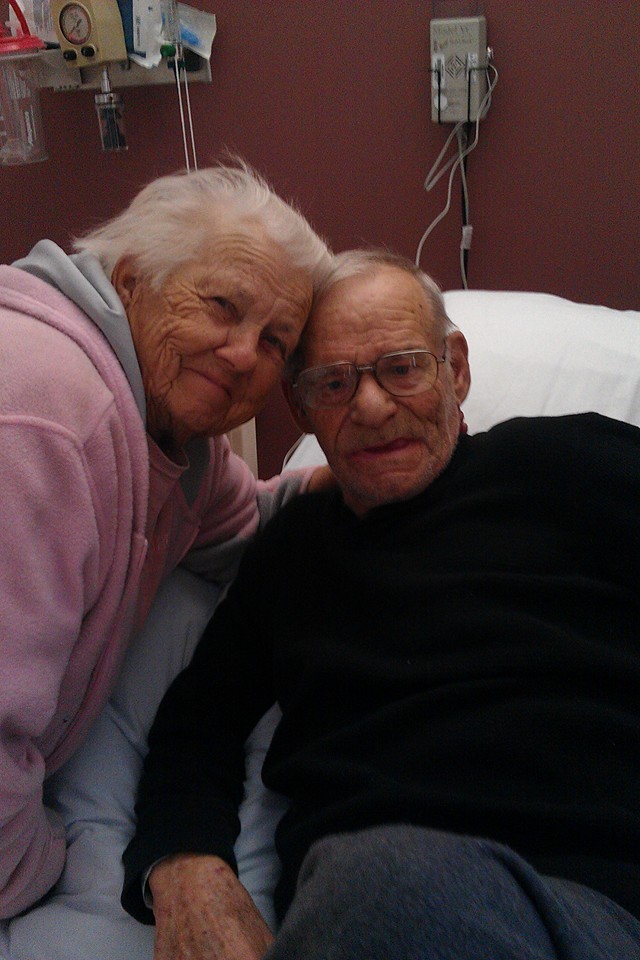 mom and momnteX after his stroke...dec 2013